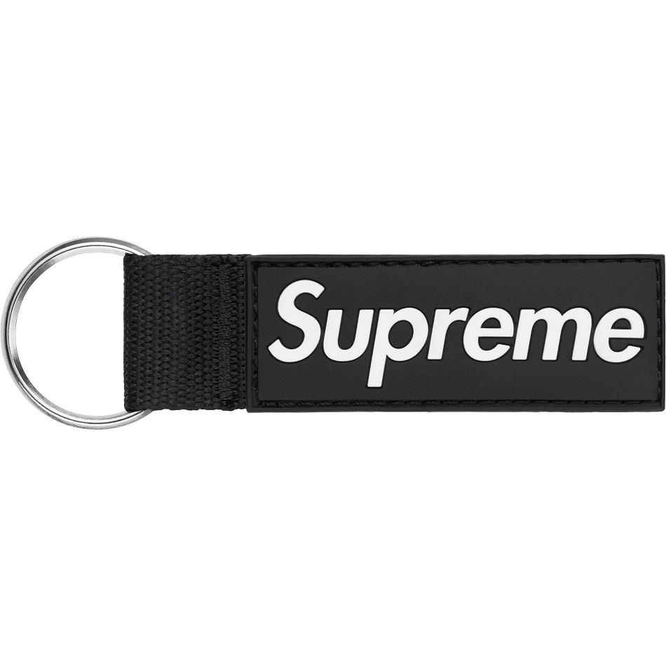 Accessori Supreme Webbing Keychain Nere | IT409UT