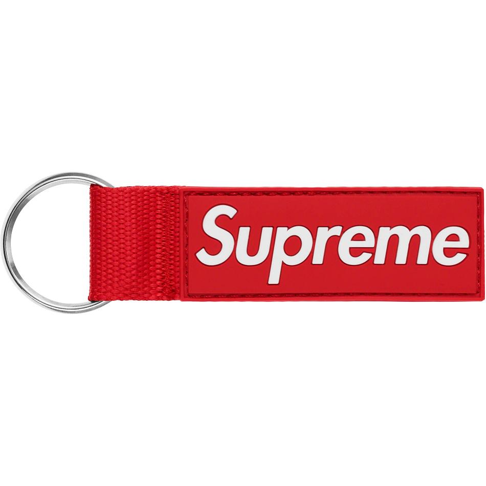 Accessori Supreme Webbing Keychain Rosse | IT408YU