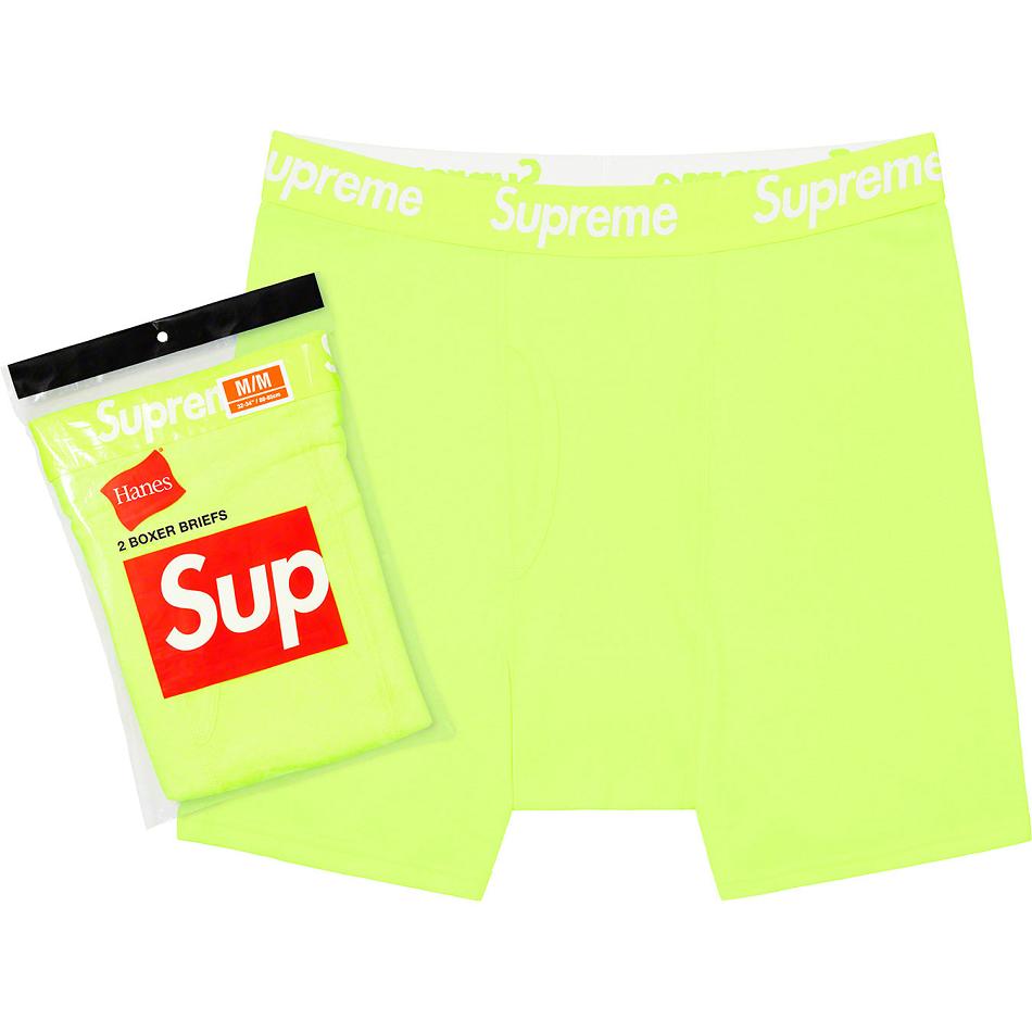 Biancheria Intima Supreme Hanes® Boxer Briefs (2 Pack) Verdi | IT491AP