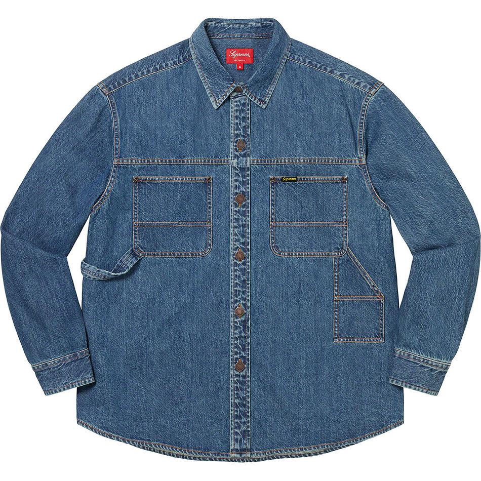 Camicie Supreme Denim Painter Blu | IT200YU