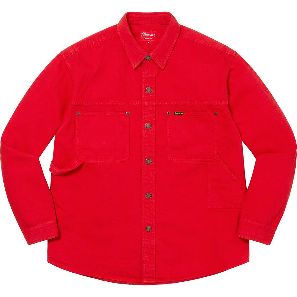 Camicie Supreme Denim Painter Rosse | IT203OR