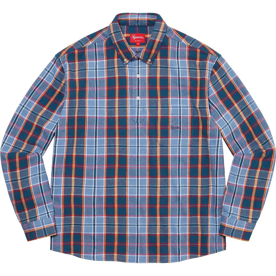 Camicie Supreme Pullover Plaid Flannel Blu | IT211JJ