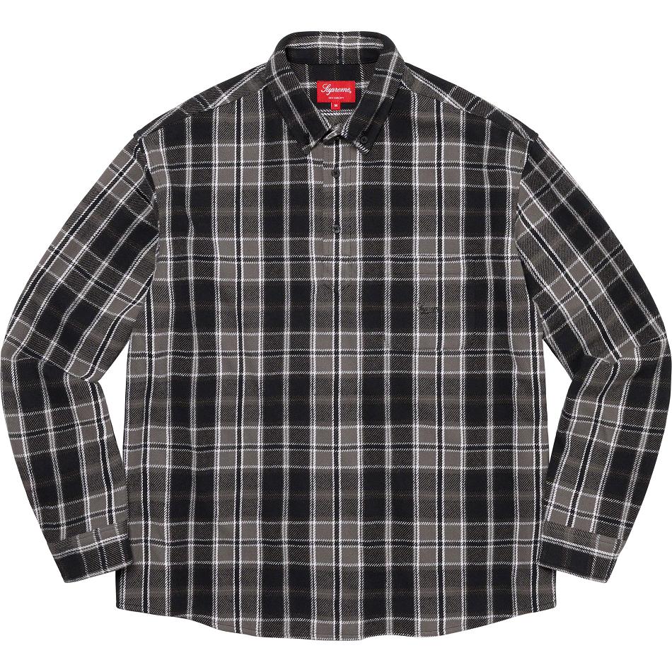 Camicie Supreme Pullover Plaid Flannel Nere | IT212KI