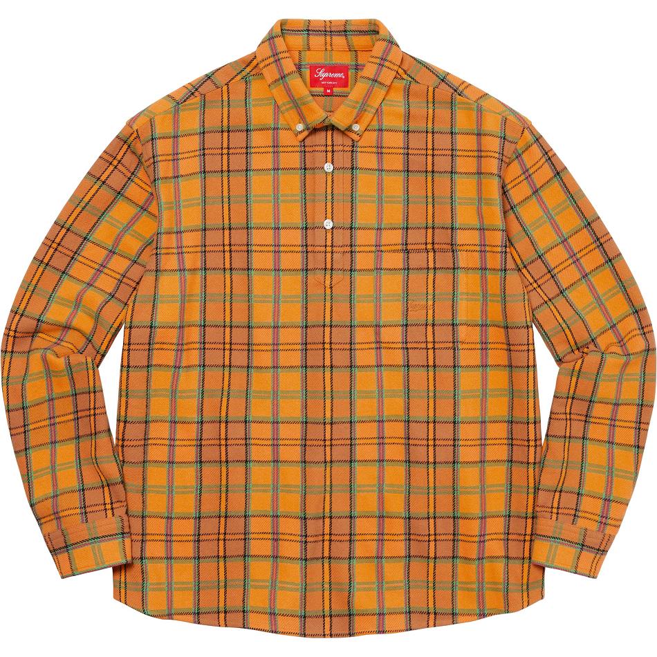 Camicie Supreme Pullover Plaid Flannel Oro | IT214ZG