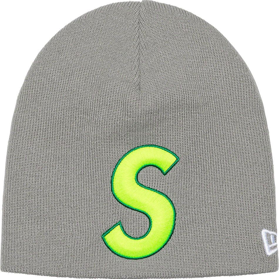 Cappelli Supreme New Era® S Logo Beanie Grigie | IT440SO