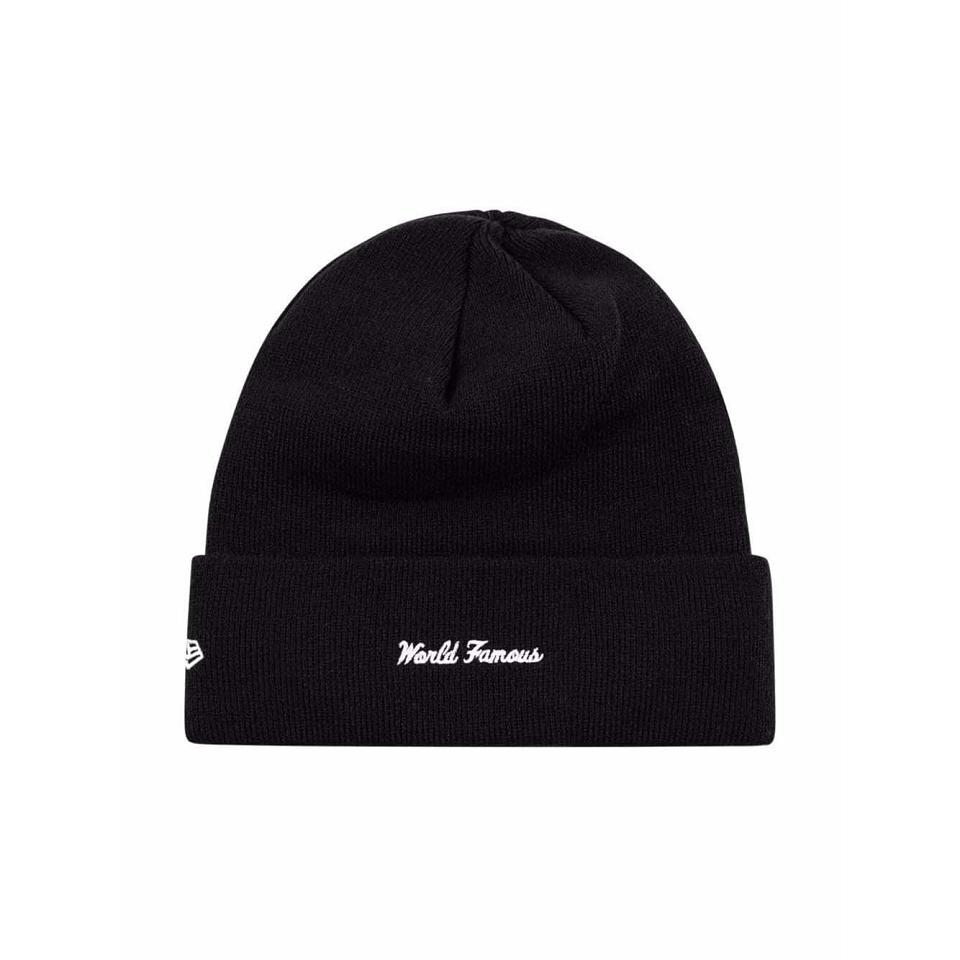 Cappelli Supreme x New Era Box Logo Beanie Nere | IT485TV