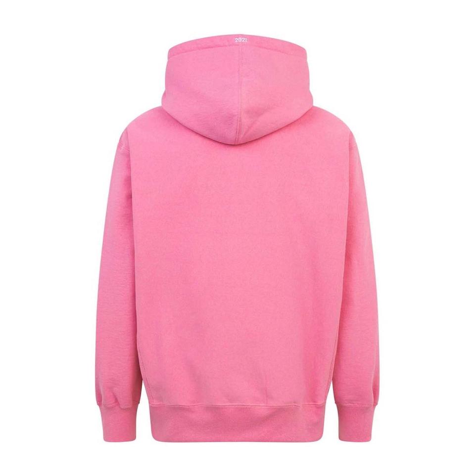 Felpa Con Cappuccio Supreme Box Logo Rosa | IT104FM