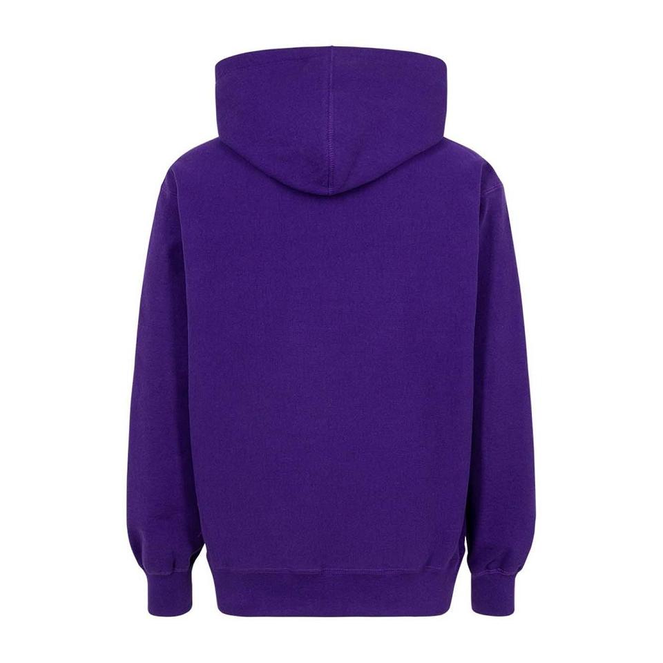 Felpa Con Cappuccio Supreme Pizzo Detail Logo Viola | IT115NB