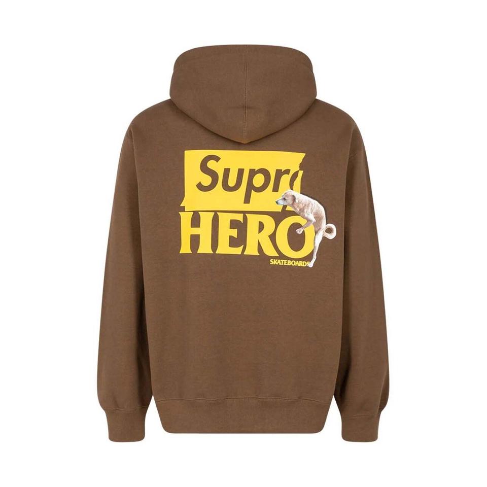 Felpa Con Cappuccio Supreme X Antihero Marroni | IT131GL