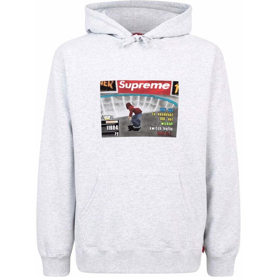 Felpa Con Cappuccio Supreme X Thrasher Logo Print “FW21” Grigie | IT136ZG