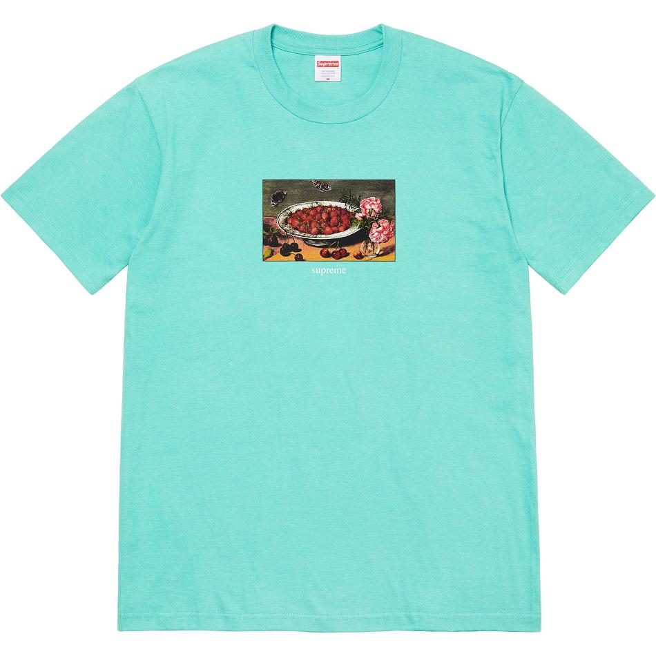 Magliette Supreme Strawberries Tee Aqua | IT344ZG