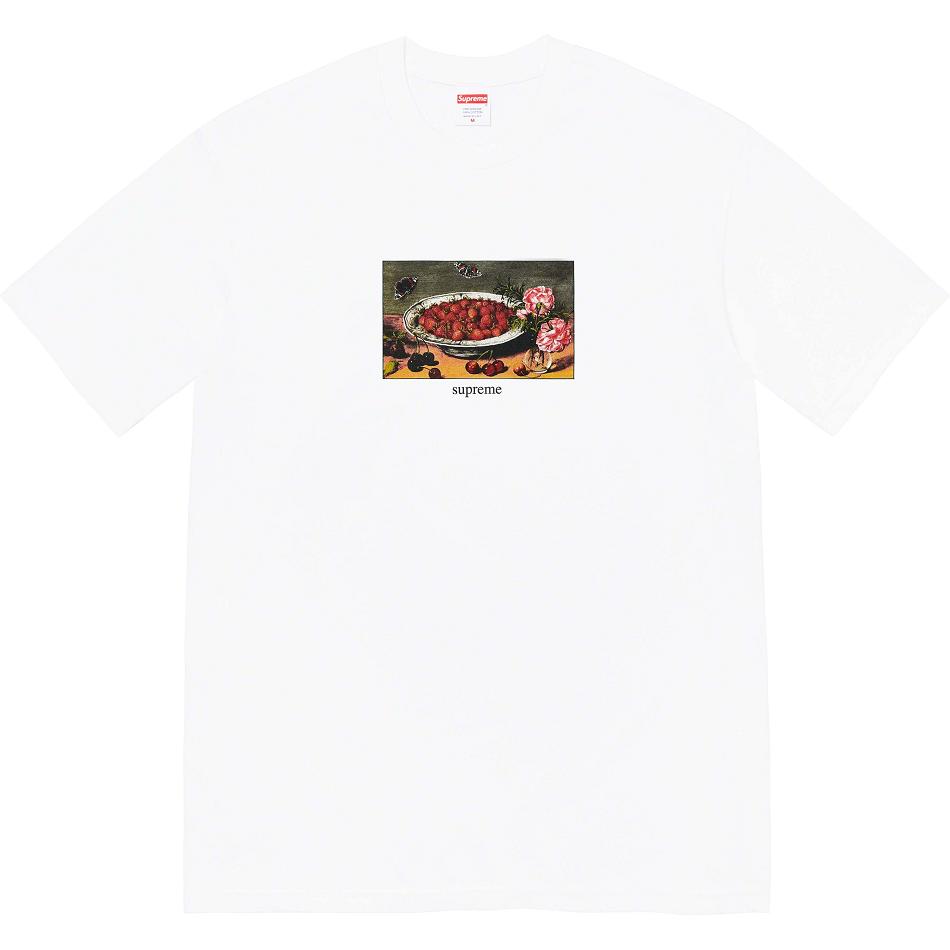 Magliette Supreme Strawberries Tee Bianche | IT341JJ