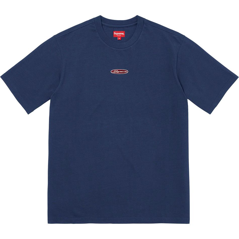 Maglioni Supreme Oval Logo S/S Top Blu Marino | IT253UT