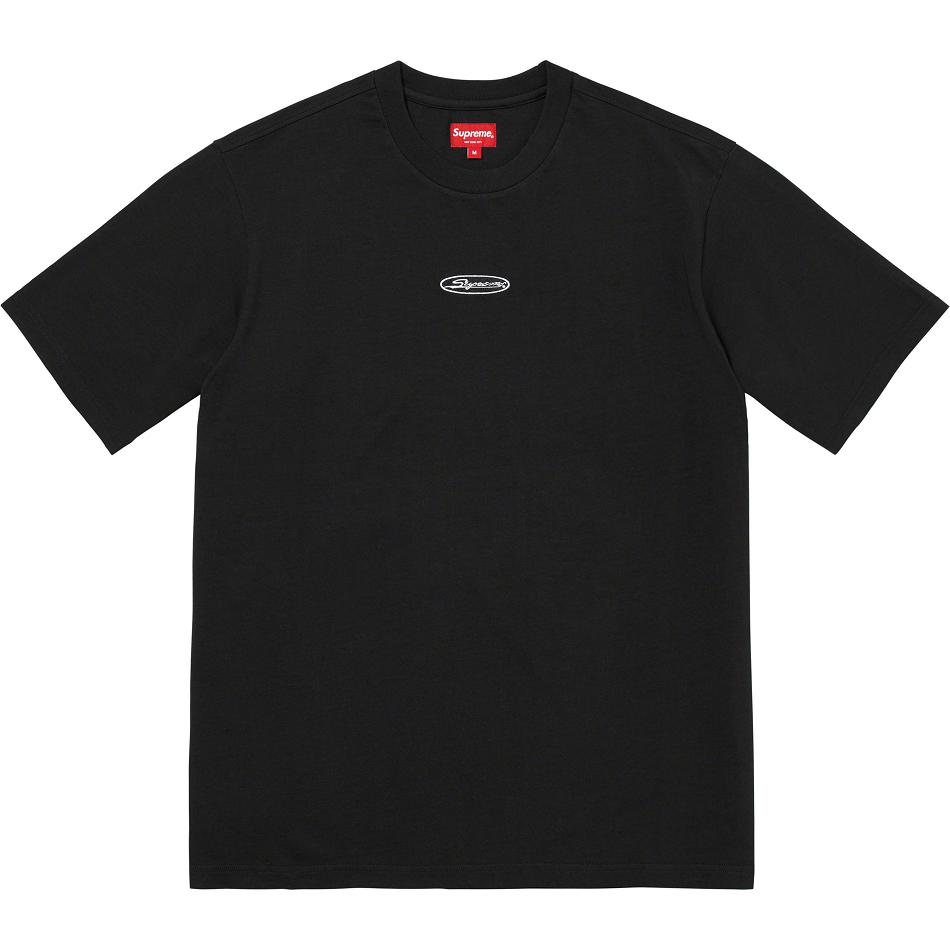 Maglioni Supreme Oval Logo S/S Top Nere | IT254IS