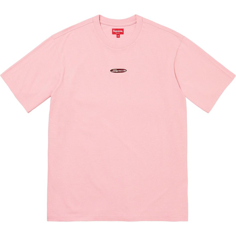 Maglioni Supreme Oval Logo S/S Top Rosa | IT256PQ