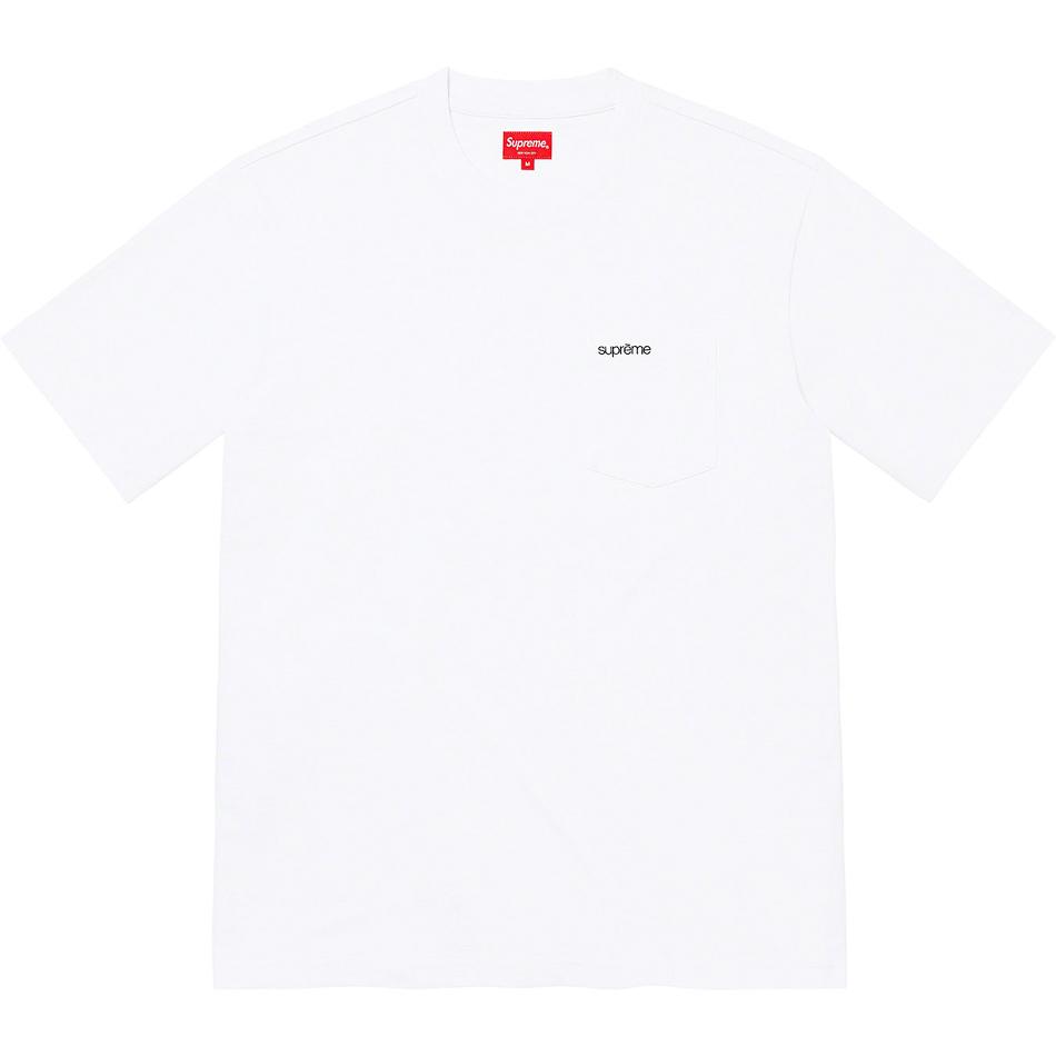 Maglioni Supreme S/S Pocket Tee Bianche | IT269VD