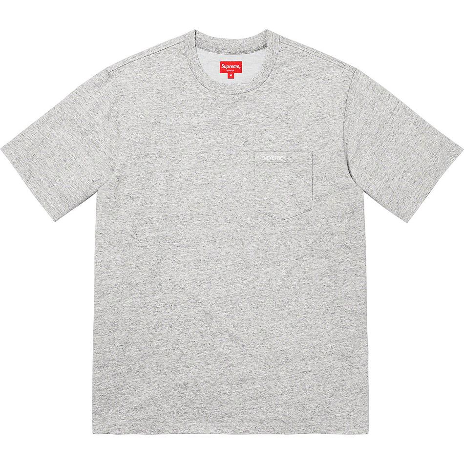 Maglioni Supreme S/S Pocket Tee Grigie | IT272MA