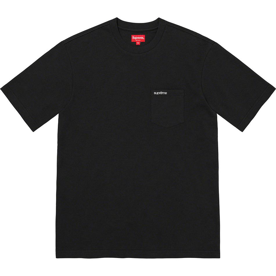 Maglioni Supreme S/S Pocket Tee Nere | IT271NB