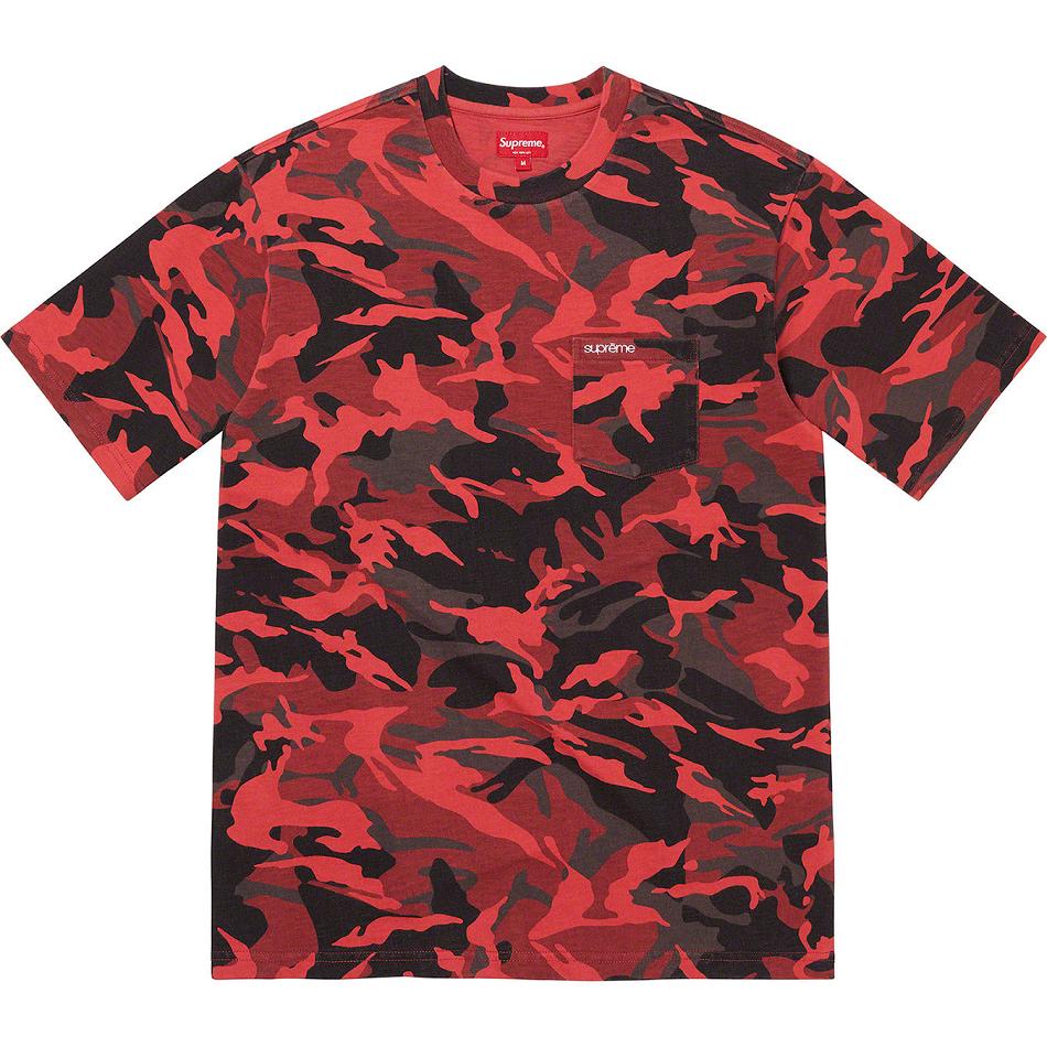 Maglioni Supreme S/S Pocket Tee Rosse | IT273QZ