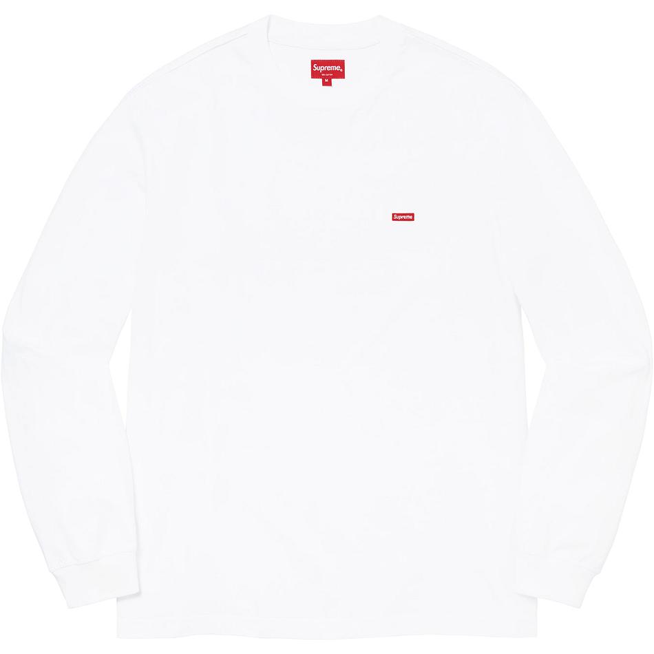 Maglioni Supreme Small Box L/S Tee Bianche | IT244BC