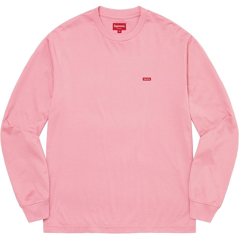 Maglioni Supreme Small Box L/S Tee Rosa | IT247QZ