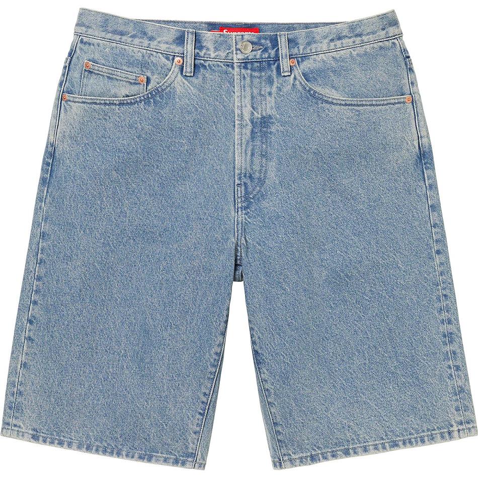 Pantaloncini Supreme Baggy Denim Blu | IT236HK