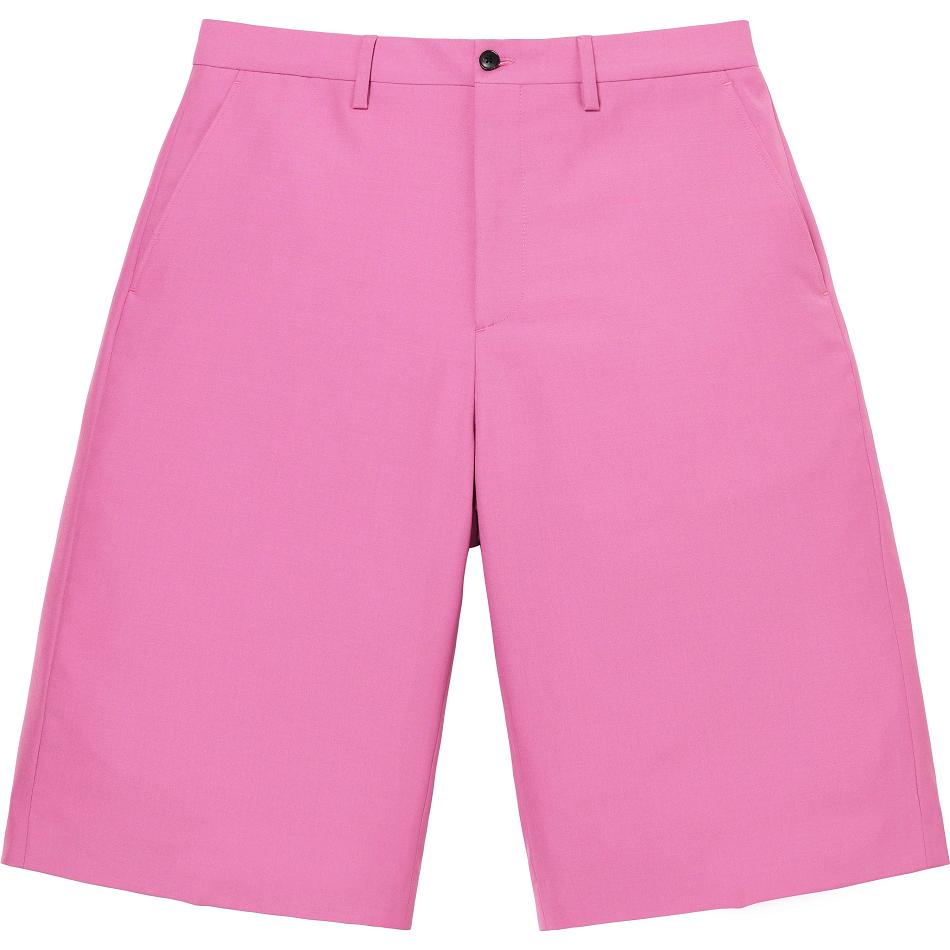 Pantaloncini Supreme Lana Vergine Trouser Rosa | IT238KI