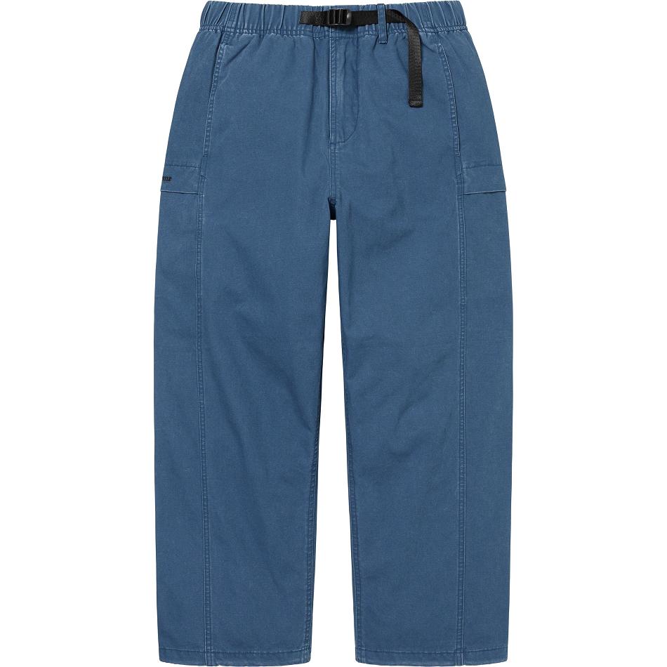 Pantaloni Supreme Belted Trail Pant Blu Marino | IT178PQ