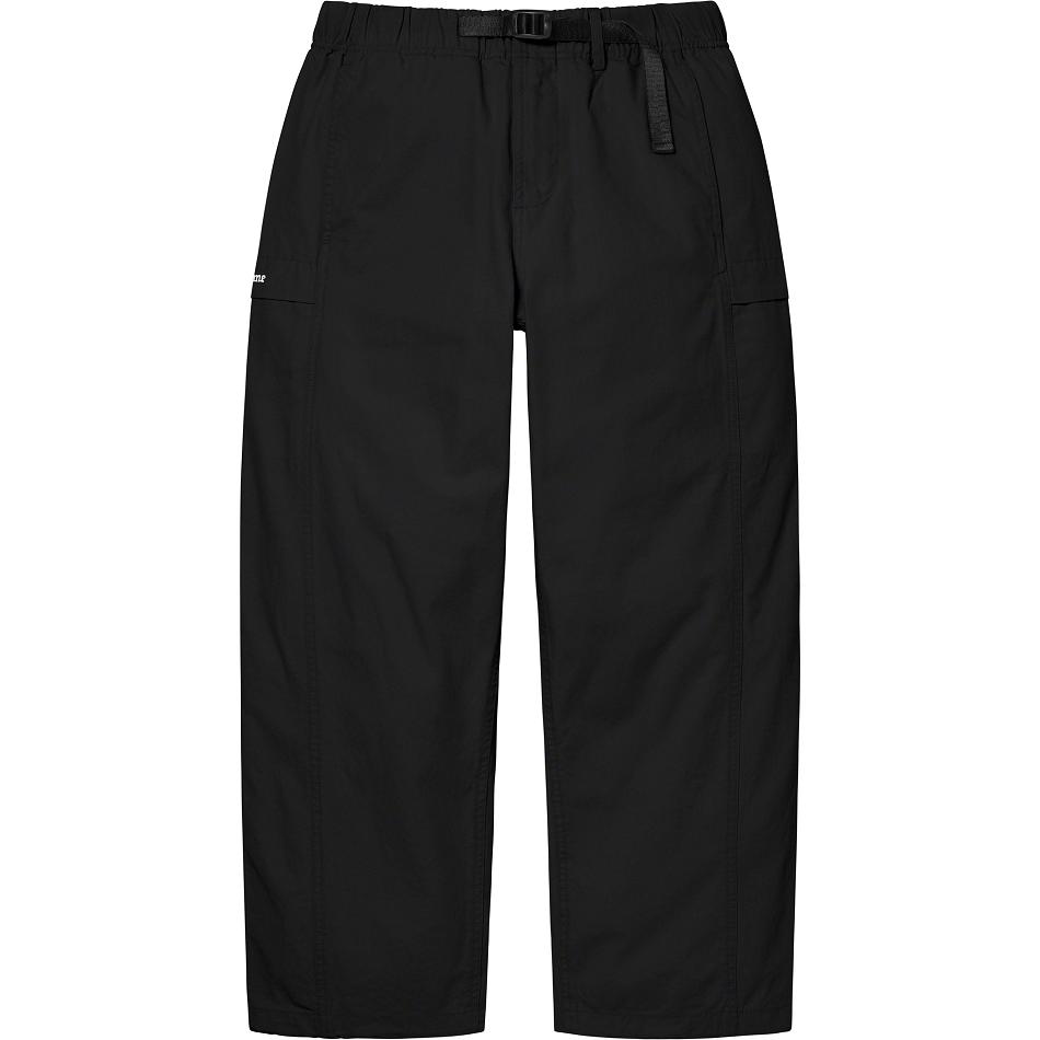 Pantaloni Supreme Belted Trail Pant Nere | IT176IS