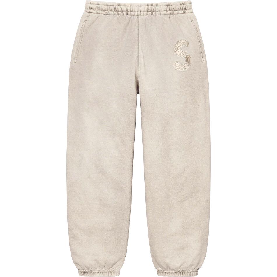 Pantaloni Supreme Overdyed S Logo Sweatpant Beige | IT189XF