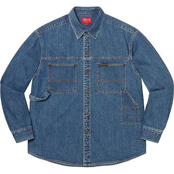 Camicie Supreme Denim Painter Blu | IT200YU