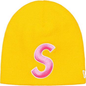 Cappelli Supreme New Era® S Logo Beanie Gialle | IT438PQ