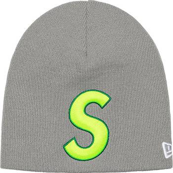 Cappelli Supreme New Era® S Logo Beanie Grigie | IT440SO