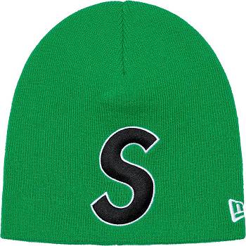 Cappelli Supreme New Era® S Logo Beanie Verdi | IT441DN