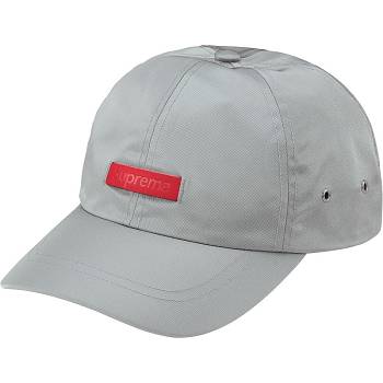 Cappelli Supreme Pelle Patch 6-Panel Grigie | IT472KI