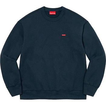 Felpe Supreme Small Box Crewneck Blu Marino | IT307OR