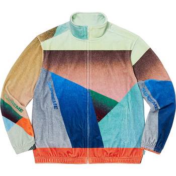 Giacca Supreme Geo Velour Pista Colorate | IT142MA