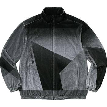 Giacca Supreme Geo Velour Pista Nere | IT141NB