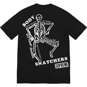 Magliette Supreme Body Snatchers Tee Nere | IT350MA