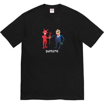 Magliette Supreme Business Tee Nere | IT378WY