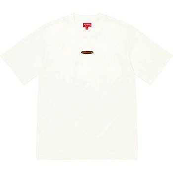 Maglioni Supreme Oval Logo S/S Top Bianche | IT252YU