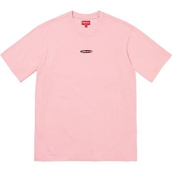 Maglioni Supreme Oval Logo S/S Top Rosa | IT256PQ