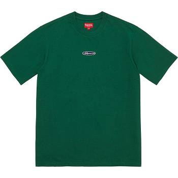 Maglioni Supreme Oval Logo S/S Top Verdi | IT255OR