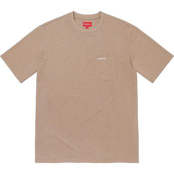 Maglioni Supreme S/S Pocket Tee Khaki | IT274WY