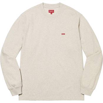 Maglioni Supreme Small Box L/S Tee Beige | IT248WY