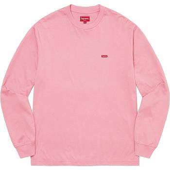 Maglioni Supreme Small Box L/S Tee Rosa | IT247QZ