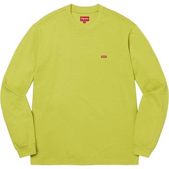 Maglioni Supreme Small Box L/S Tee Verdi | IT245NB