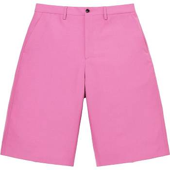 Pantaloncini Supreme Lana Vergine Trouser Rosa | IT238KI