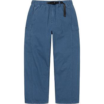 Pantaloni Supreme Belted Trail Pant Blu Marino | IT178PQ