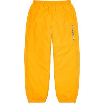 Pantaloni Supreme Full Zip Baggy Warm Up Pant Gialle | IT162ZG